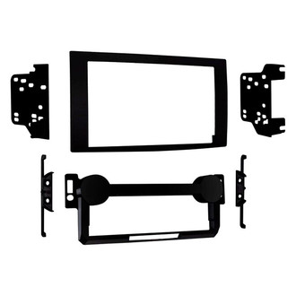 Metra® - Double DIN Matte Black Stereo Dash Kit