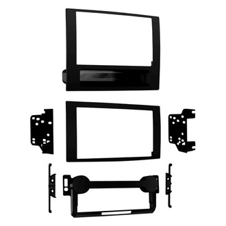 Metra® - Double DIN Matte Black Stereo Dash Kit