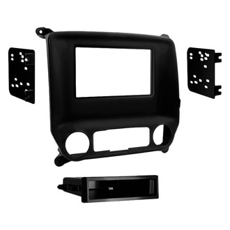 Metra® - Double DIN Gray Stereo Dash Kit with Optional Storage Pocket