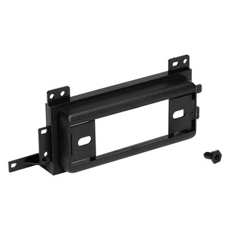 Metra® - Single DIN Black Stereo Dash Kit with Rear Support
