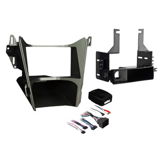 Metra® - Double DIN Gray Stereo Dash Kit