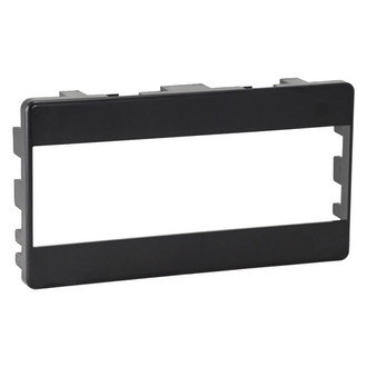 Metra® - Single DIN Black Stereo Dash Kit with 1/2 DIN Equalizer Opening