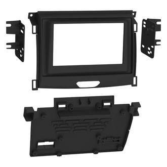 Metra® - Double DIN Black Stereo Dash Kit with Optional Storage Pocket