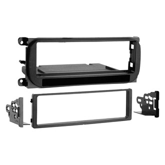Metra® - Single DIN Black Stereo Dash Kit with Trim Plate and Brackets