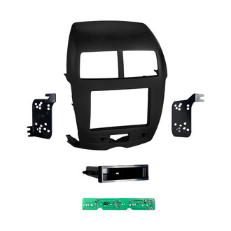 Metra® - Double DIN Matte Black Stereo Dash Kit