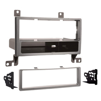 Metra® - Single DIN Silver Stereo Dash Kit