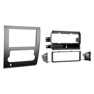 Metra® - Double DIN Black Stereo Dash Kit with Optional Storage Pocket