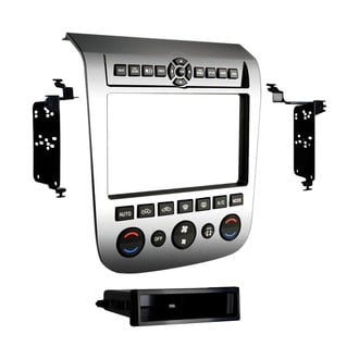 Metra® - Double DIN Brushed Aluminum Stereo Dash Kit