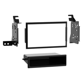 Metra® - Double DIN Black Stereo Dash Kit with Optional Storage Pocket