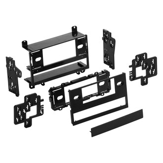 Metra® - Single DIN Black Stereo Dash Kit with Faceplate