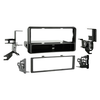 Metra® - Single DIN Black Stereo Dash Kit with Storage Pocket