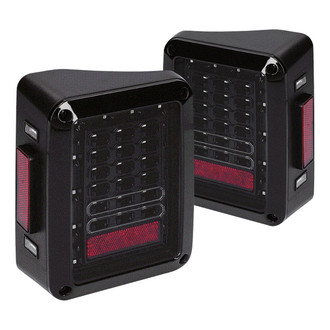Metra® - Driver and Passenger Side Black/Smoke LED Tail Lights