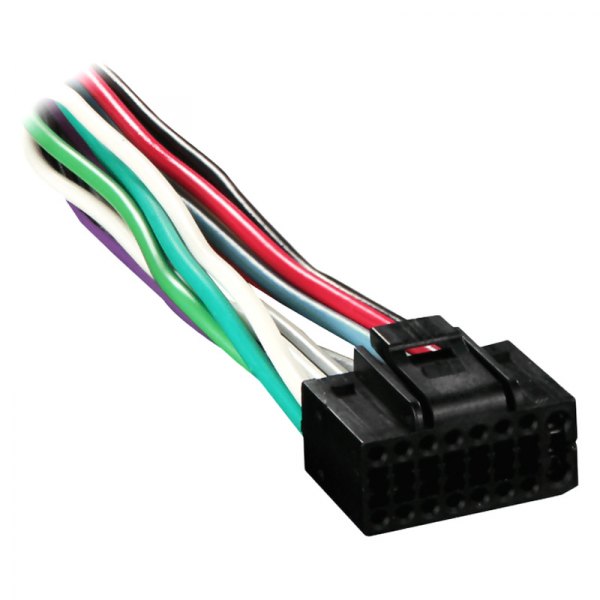 Metra® - 16-pin Wiring Harness with Aftermarket Stereo Plugs for Kenwood