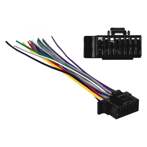 Metra® - 16-pin Wiring Harness with Aftermarket Stereo Plugs for Sony