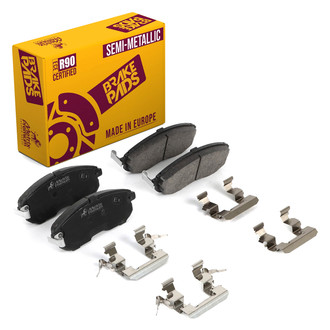 Metrix Premium Chassis Parts® - Semi-Metallic Front Disc Brake Pads