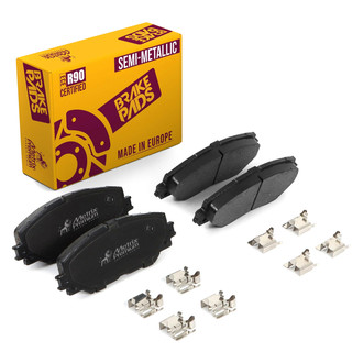 Metrix Premium Chassis Parts® - Semi-Metallic Front Disc Brake Pads
