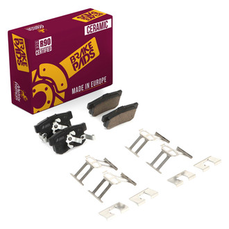 Metrix Premium Chassis Parts® - Ceramic Rear Disc Brake Pads