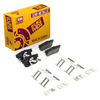 Metrix Premium Chassis Parts® - Semi-Metallic Rear Disc Brake Pads