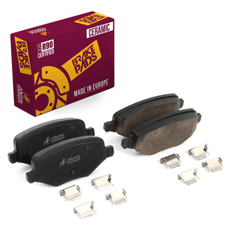 Metrix Premium Chassis Parts® - Ceramic Rear Disc Brake Pads