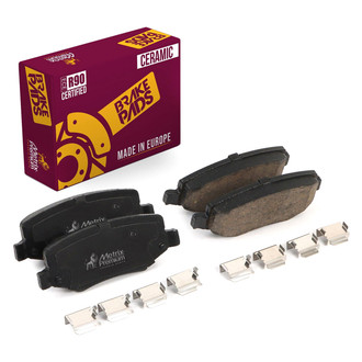 Metrix Premium Chassis Parts® - Ceramic Rear Disc Brake Pads