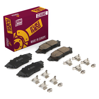 Metrix Premium Chassis Parts® - Ceramic Rear Disc Brake Pads