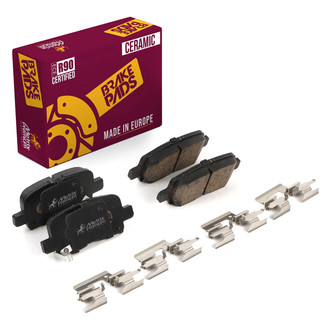 Metrix Premium Chassis Parts® - Ceramic Rear Disc Brake Pads