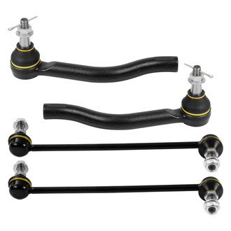 Metrix Premium Chassis Parts® - Front Outer Tie Rod End and Stabilizer Bar Link Kit