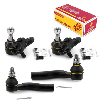 Metrix Premium Chassis Parts® - Front Lower Outer Tie Rod End and Ball Joint Kit