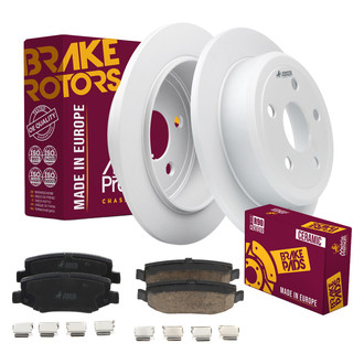 Metrix Premium Chassis Parts® - 1-Piece Plain Rear Brake Kit