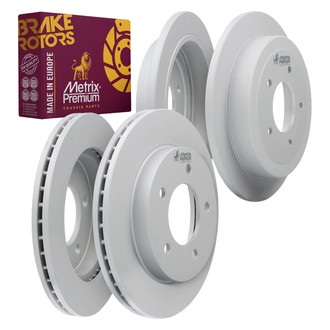 Metrix Premium Chassis Parts® - Front and Rear Brake Rotor Set