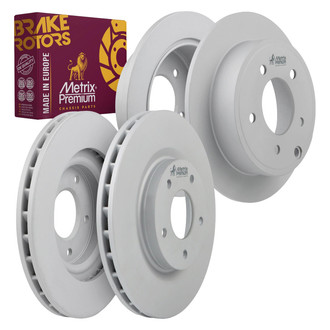 Metrix Premium Chassis Parts® - Front and Rear Brake Rotor Set