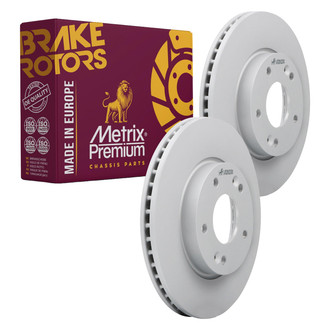 Metrix Premium Chassis Parts® - Vented Front Brake Rotors