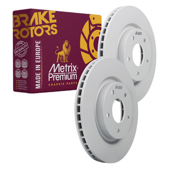 Metrix Premium Chassis Parts® - Vented Front Brake Rotors