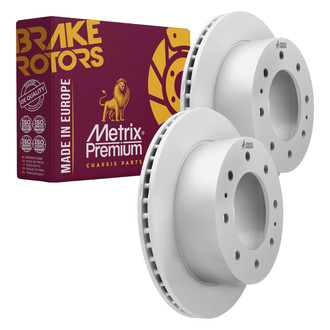 Metrix Premium Chassis Parts® - Vented Rear Brake Rotors