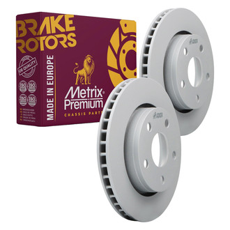 Metrix Premium Chassis Parts® - Vented Front Brake Rotors