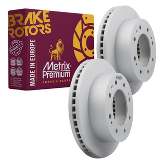 Metrix Premium Chassis Parts® - Vented Front Brake Rotors