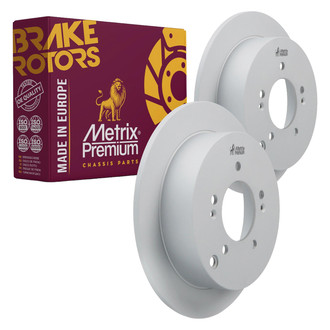 Metrix Premium Chassis Parts® - Solid Rear Brake Rotors