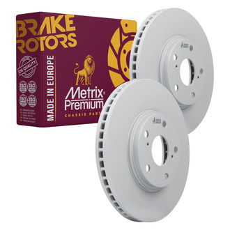Metrix Premium Chassis Parts® - Vented Front Brake Rotors