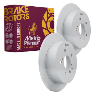 Metrix Premium Chassis Parts® - Solid Rear Brake Rotors