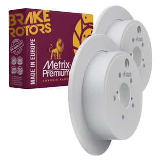 Metrix Premium Chassis Parts® - Solid Rear Brake Rotors