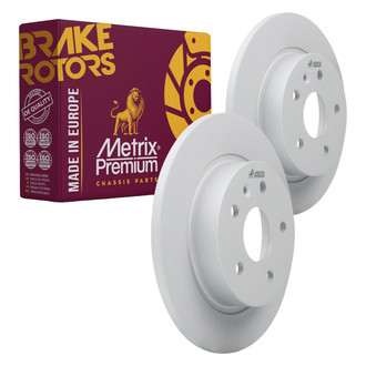 Metrix Premium Chassis Parts® - Solid Rear Brake Rotors