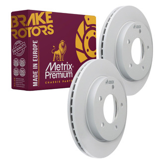 Metrix Premium Chassis Parts® - Vented Front Brake Rotors