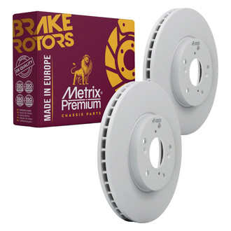 Metrix Premium Chassis Parts® - Vented Front Brake Rotors