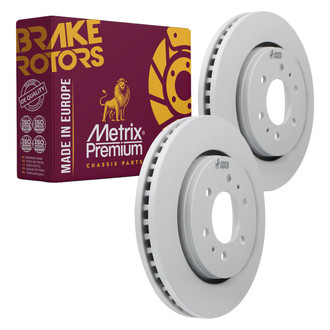 Metrix Premium Chassis Parts® - Vented Front Brake Rotors