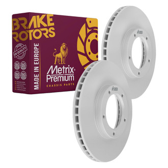 Metrix Premium Chassis Parts® - Vented Front Brake Rotors