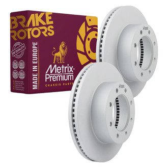 Metrix Premium Chassis Parts® - Vented Front Brake Rotors