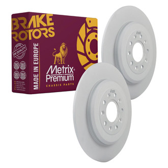 Metrix Premium Chassis Parts® - Solid Rear Brake Rotors