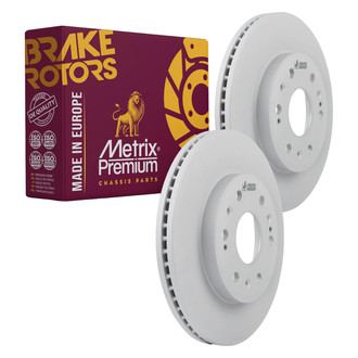 Metrix Premium Chassis Parts® - Vented Front Brake Rotors