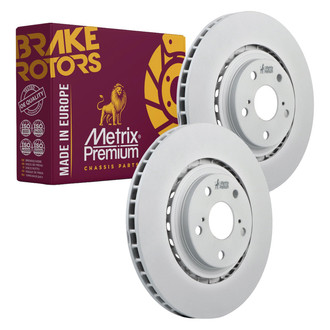 Metrix Premium Chassis Parts® - Vented Front Brake Rotors