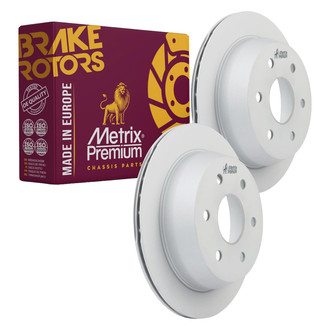 Metrix Premium Chassis Parts® - Vented Rear Brake Rotors